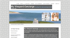 Desktop Screenshot of myvineyardconcierge.com